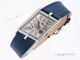 Swiss Replica Cartier new Tank Skeleton Watch Men Blue Leather Strap (3)_th.jpg